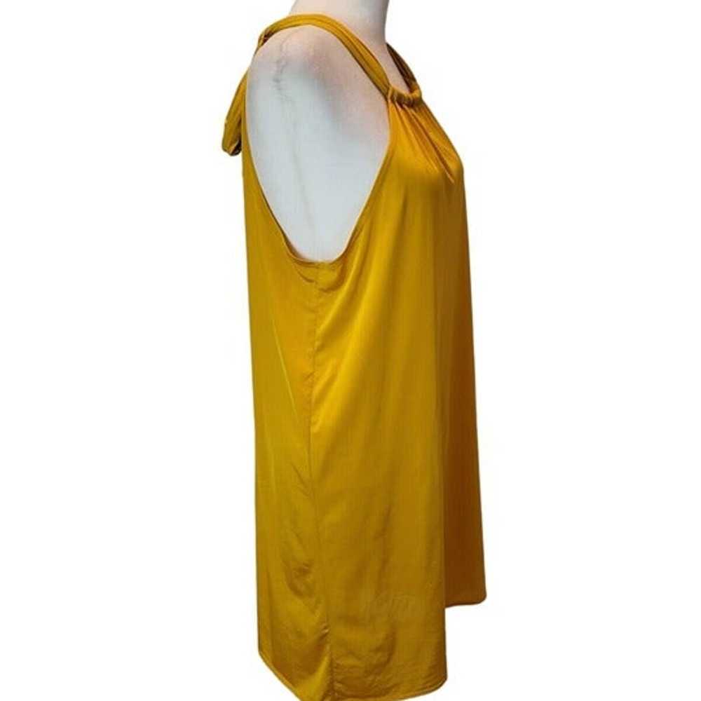 Tara Grinna Resort Wear Mustard Halter Dress with… - image 3