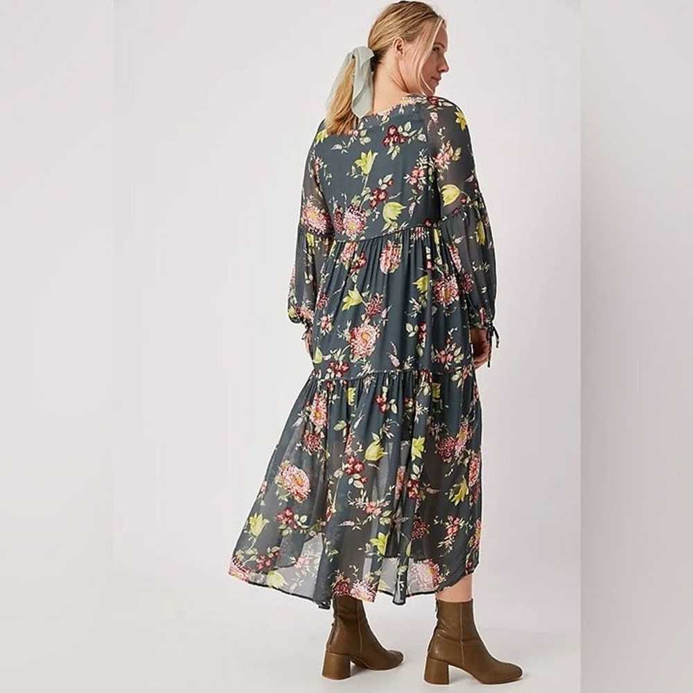 Anthropologie Floral Evelin Maxi Dress Size Medium - image 3