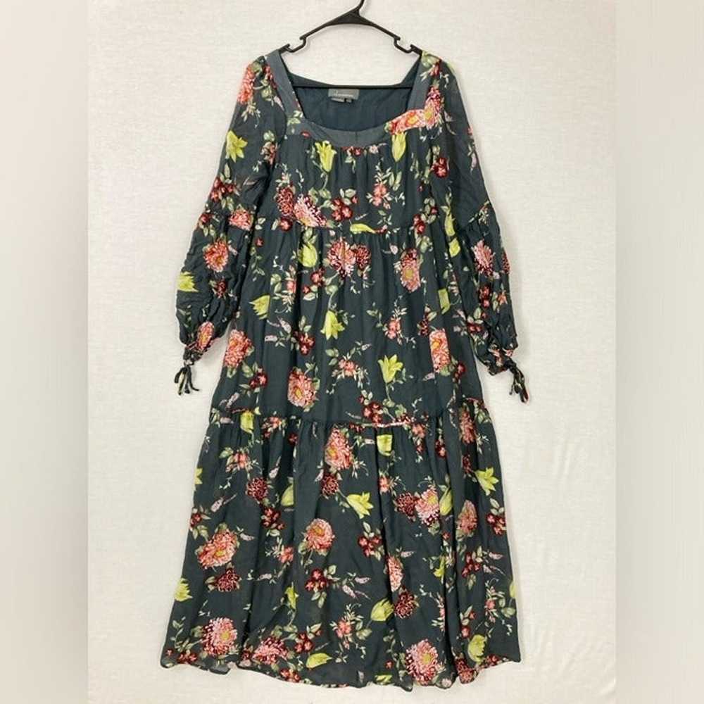 Anthropologie Floral Evelin Maxi Dress Size Medium - image 4