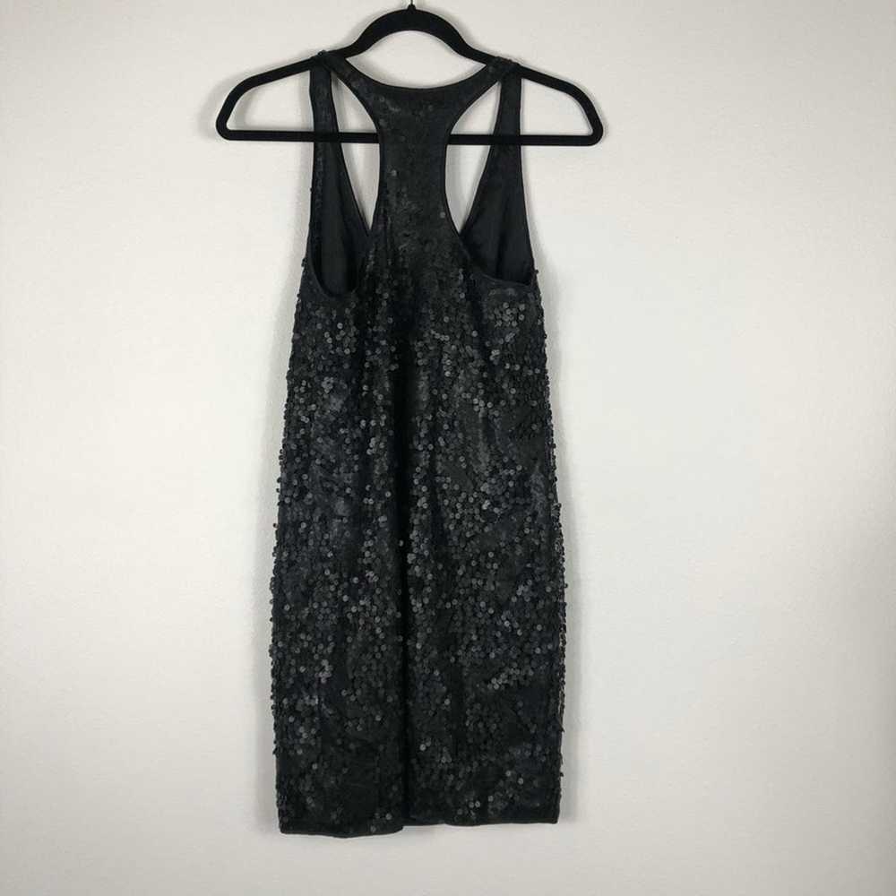 ELISE OVERLAND Black Sequin Mini Dress 2 - image 5