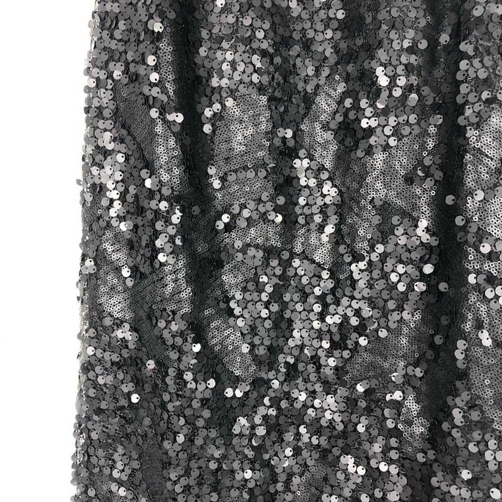 ELISE OVERLAND Black Sequin Mini Dress 2 - image 7