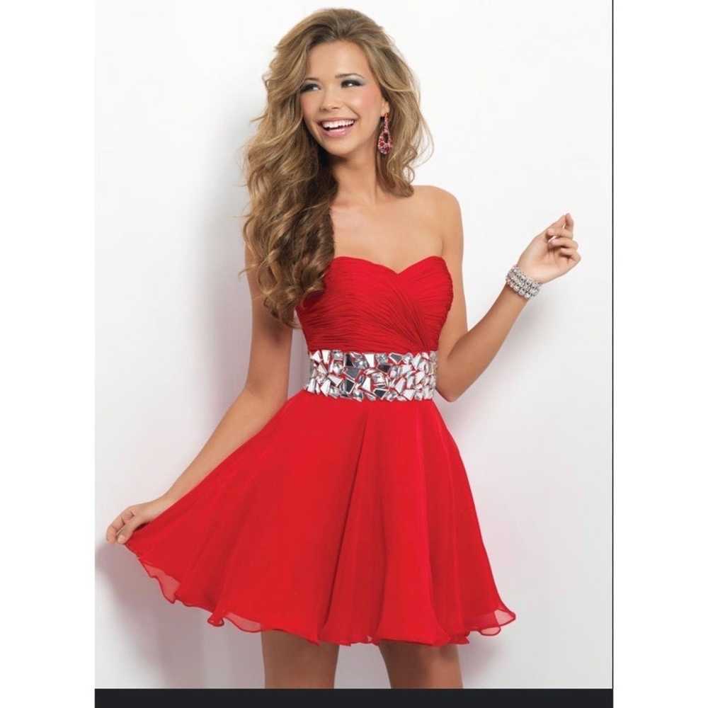 Blush prom red mini dress 4 - image 2