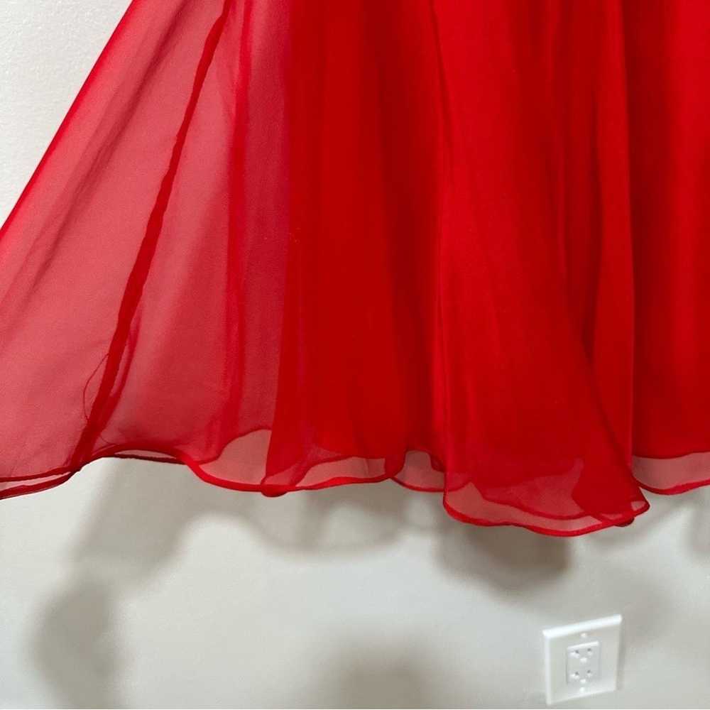 Blush prom red mini dress 4 - image 7