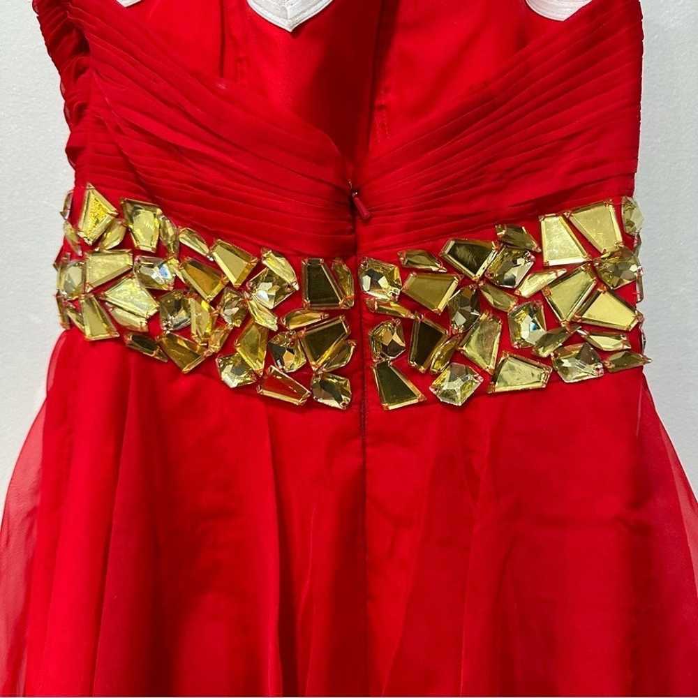 Blush prom red mini dress 4 - image 8