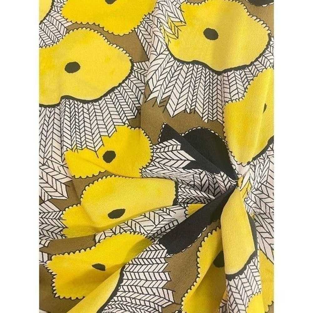 Diane Von Furstenberg DVF Yellow & Multicolor Pri… - image 6