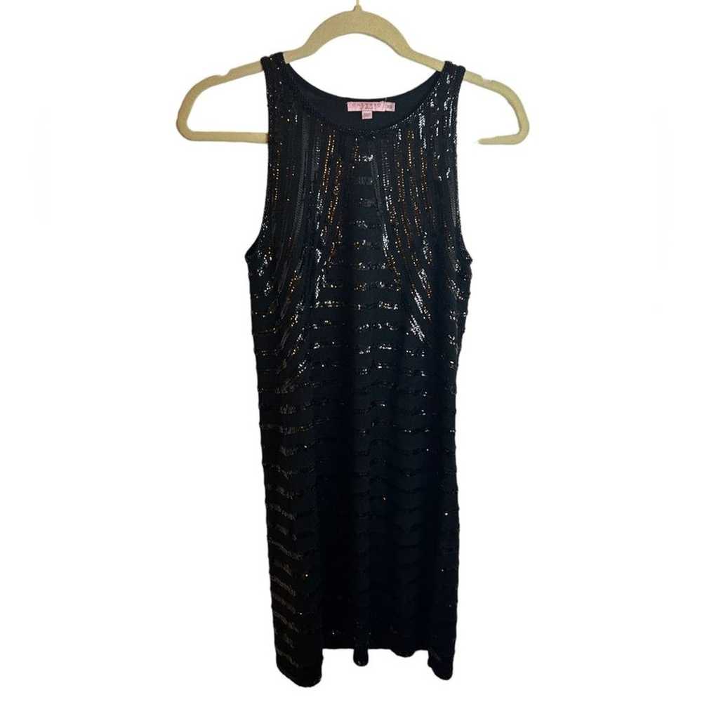 CALYPSO ST BARTH RAVEN SEQUINED WOOL DRESS - image 1
