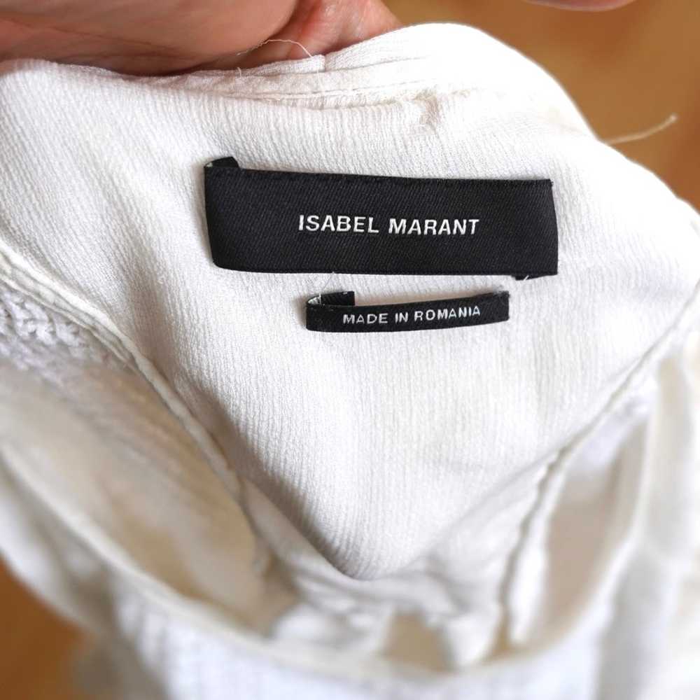 Isabel Marant Midi Dress White Ruffle Women’s Siz… - image 10