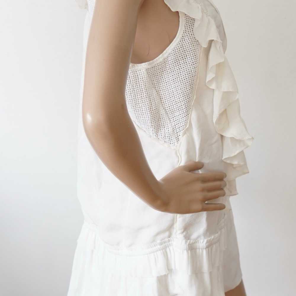 Isabel Marant Midi Dress White Ruffle Women’s Siz… - image 6