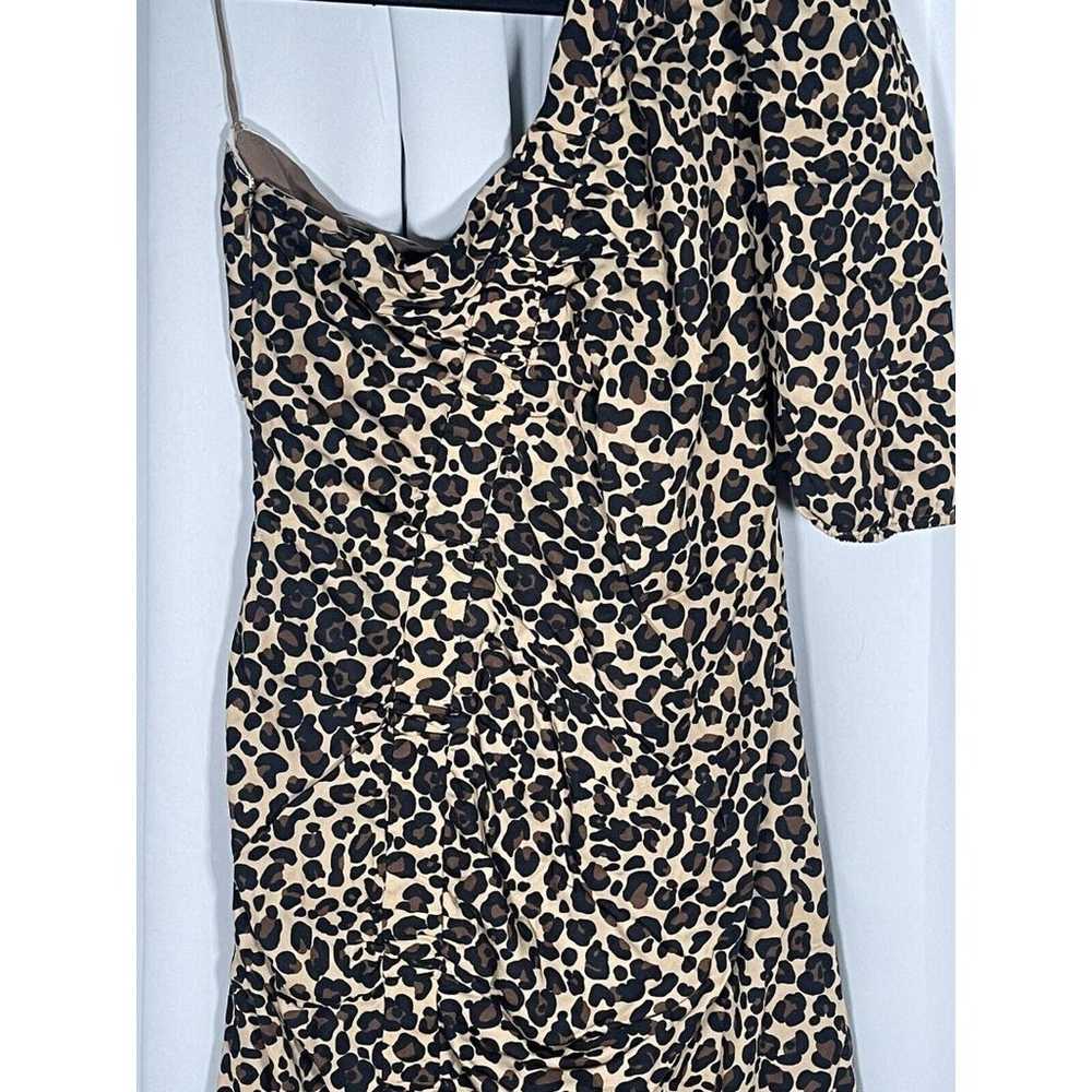 Jonathan Simkhai One Shoulder Leopard Print Dress… - image 11