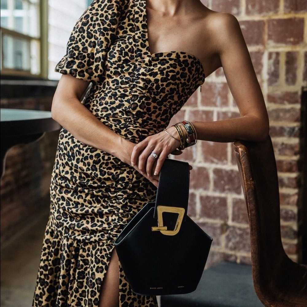 Jonathan Simkhai One Shoulder Leopard Print Dress… - image 2