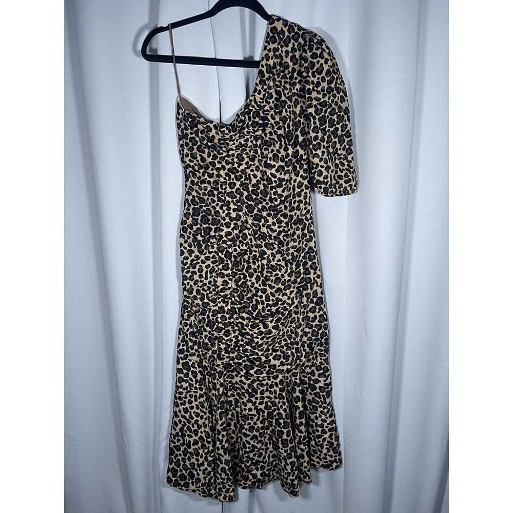 Jonathan Simkhai One Shoulder Leopard Print Dress… - image 9