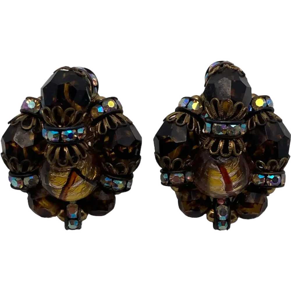 Vintage Hobe Clip On Earrings - image 1