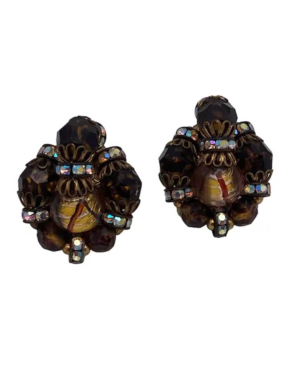 Vintage Hobe Clip On Earrings - image 6