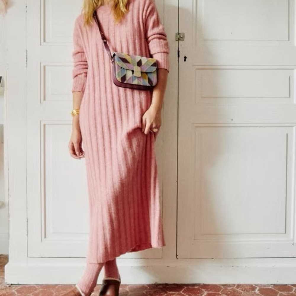 Sezane Dress, Rosewood, Pink Size : XS - image 1