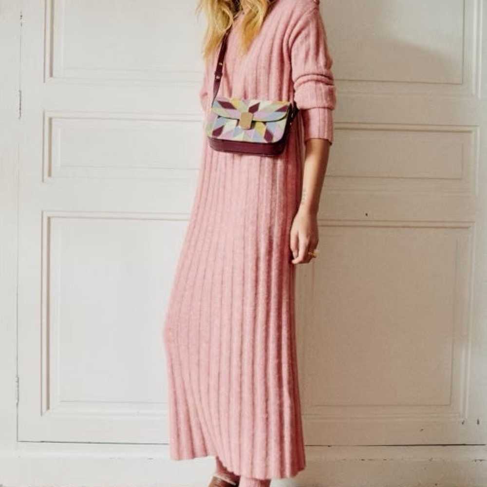 Sezane Dress, Rosewood, Pink Size : XS - image 2