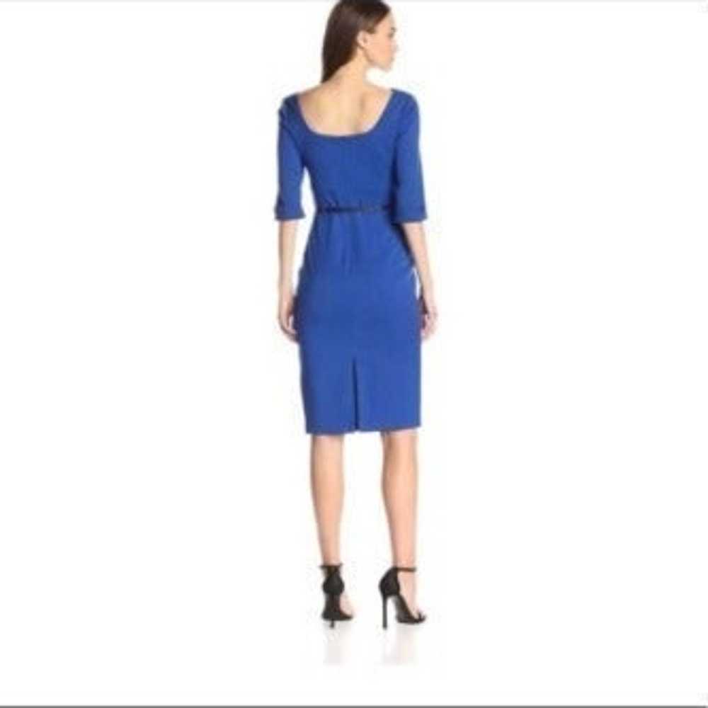 Classic Belt Jackie O Sheath Dress Sz 12 - image 3