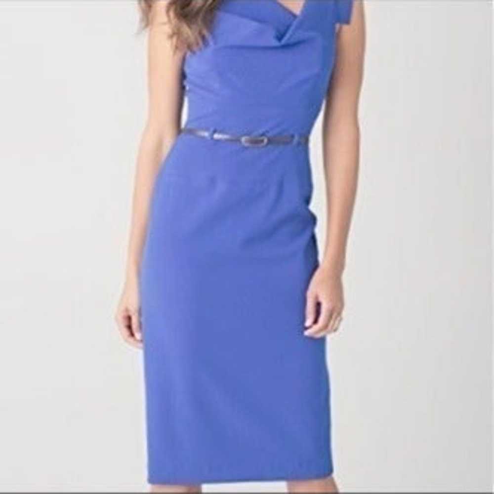 Classic Belt Jackie O Sheath Dress Sz 12 - image 4