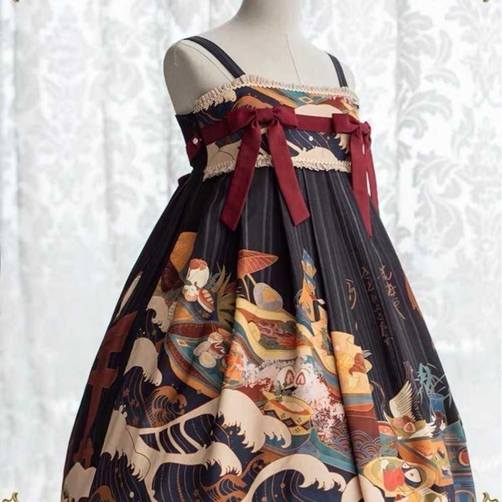 Japanese style girl Lolita dress jumpskirt skirt - image 3