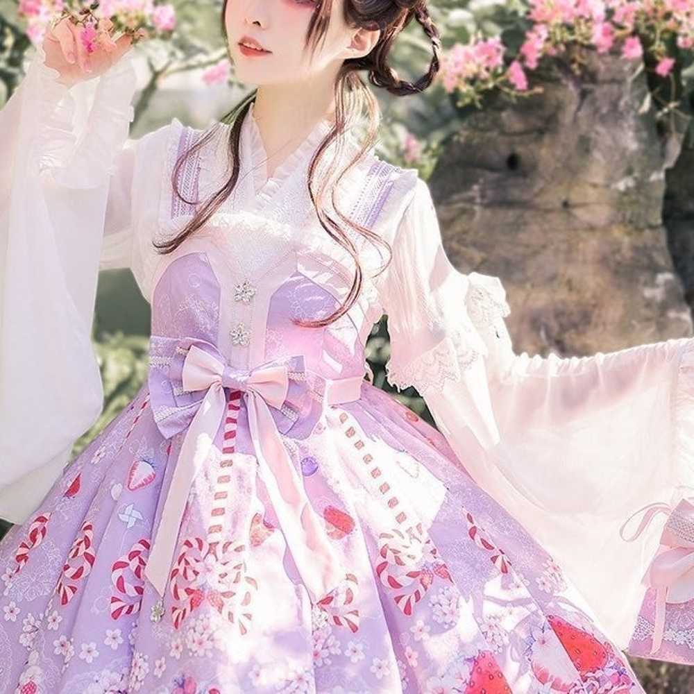 Japanese style girl Lolita dress jumpskirt skirt - image 8