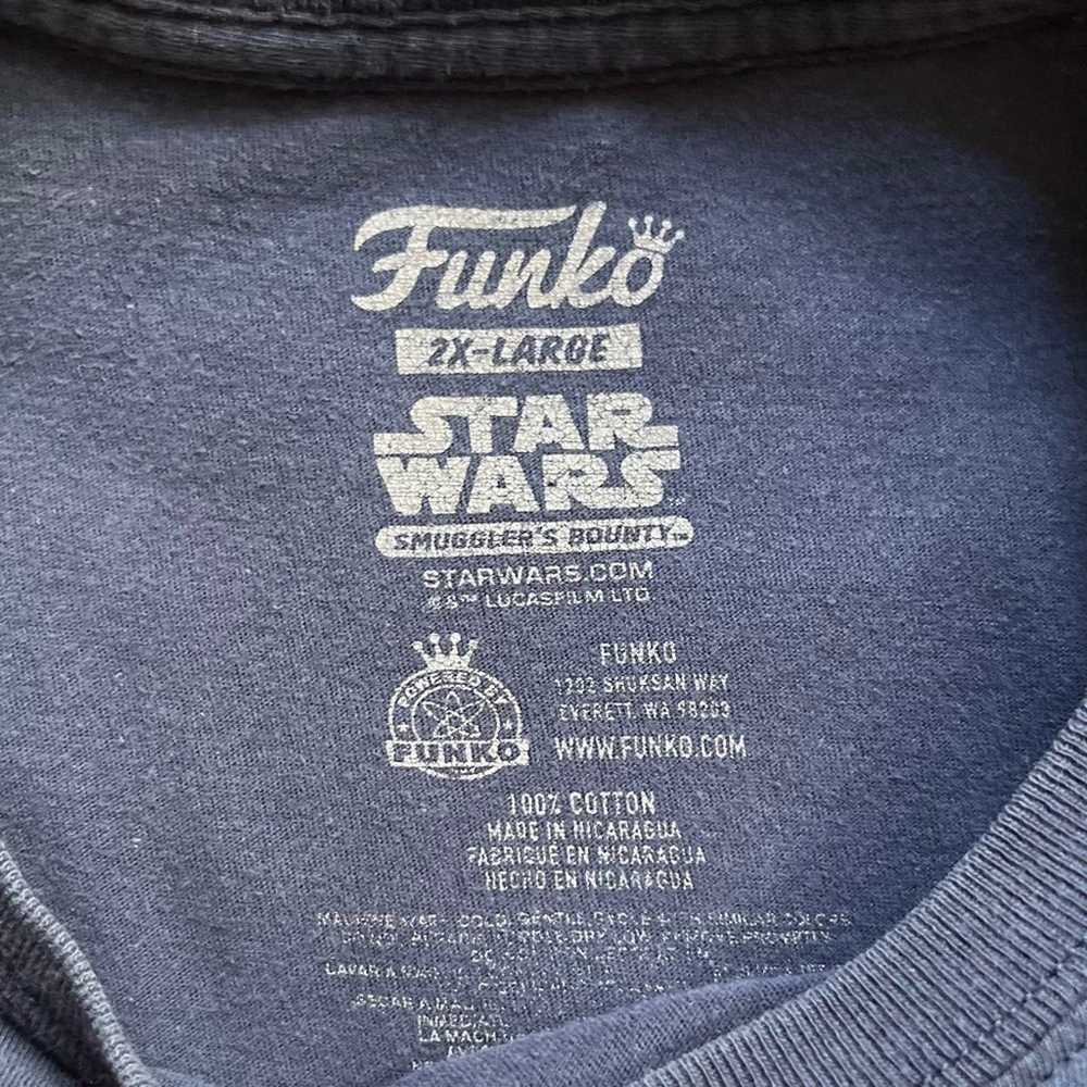 Like New Funko Macy Blue Star Wars T-shirt Size 2… - image 4