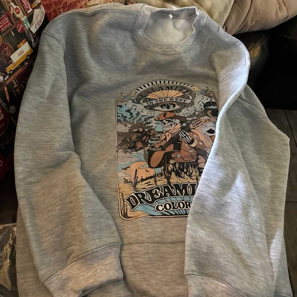 Nice plush sweatshirt, gray extra large - image 3