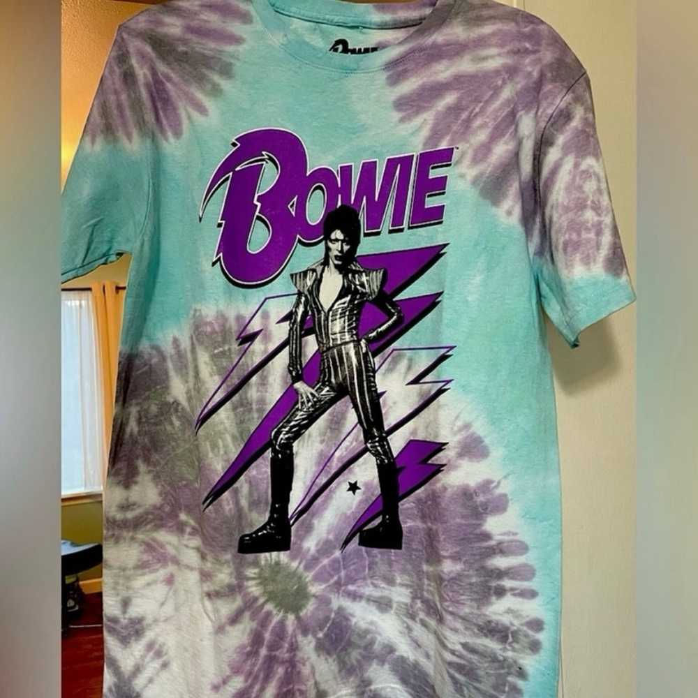 David Bowie Graphic Shirt Size Medium - image 2