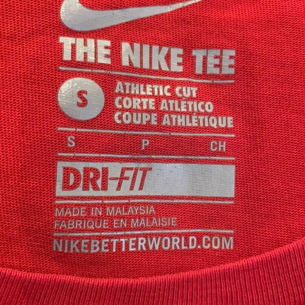 Nike Mens Small Red Althletic Cut Dri Fit Short S… - image 5