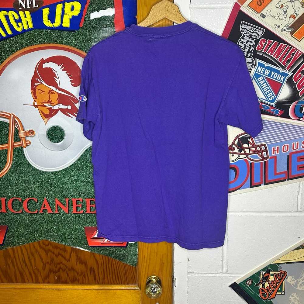 Y2K Champion NFL Baltimore Ravens T-Shirt Size Me… - image 2