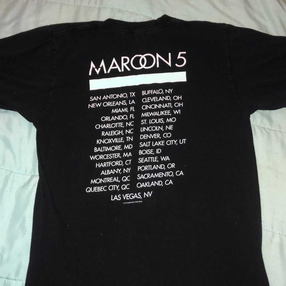 Maroon 5 concert t-shirt - image 4