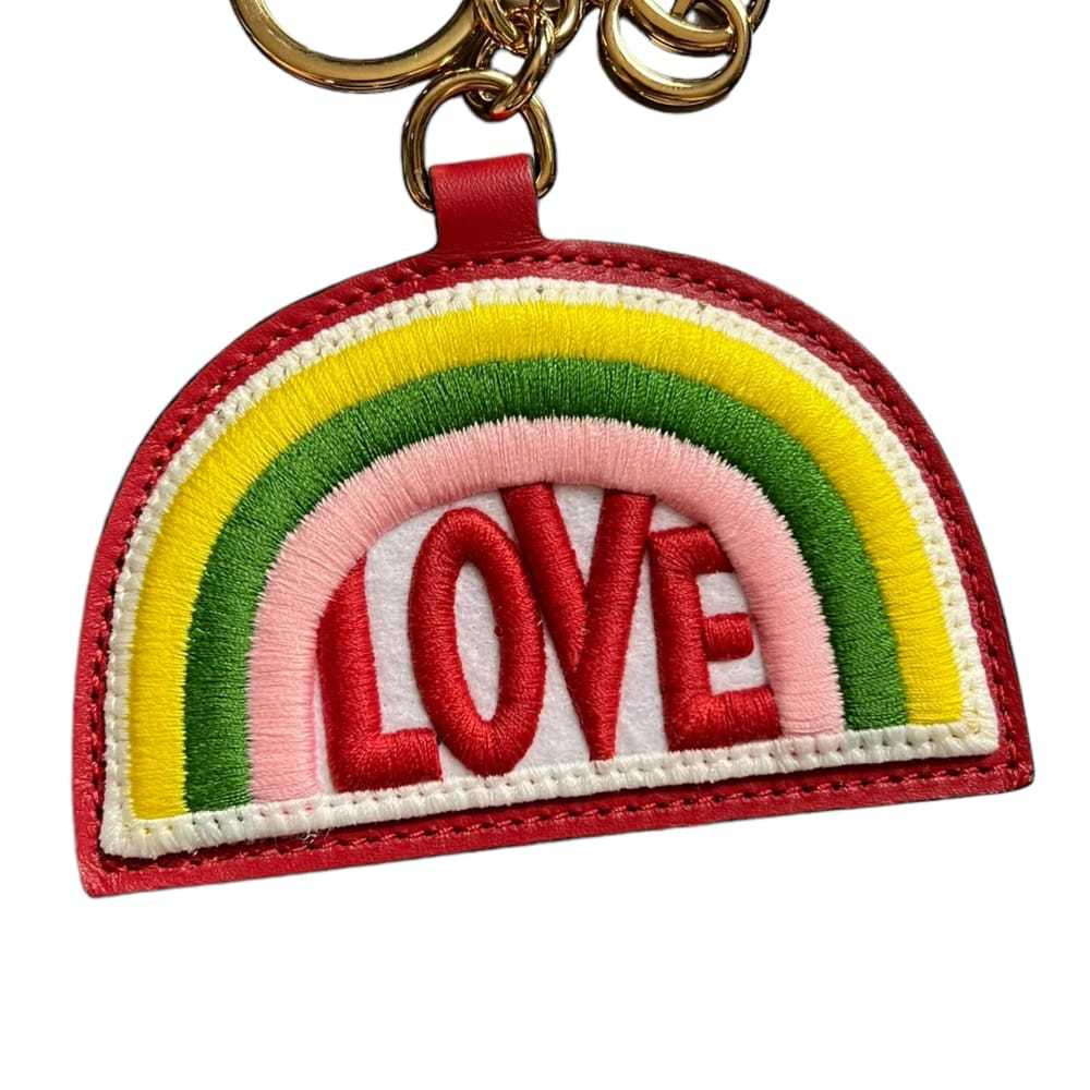 Gucci Leather key ring - image 2