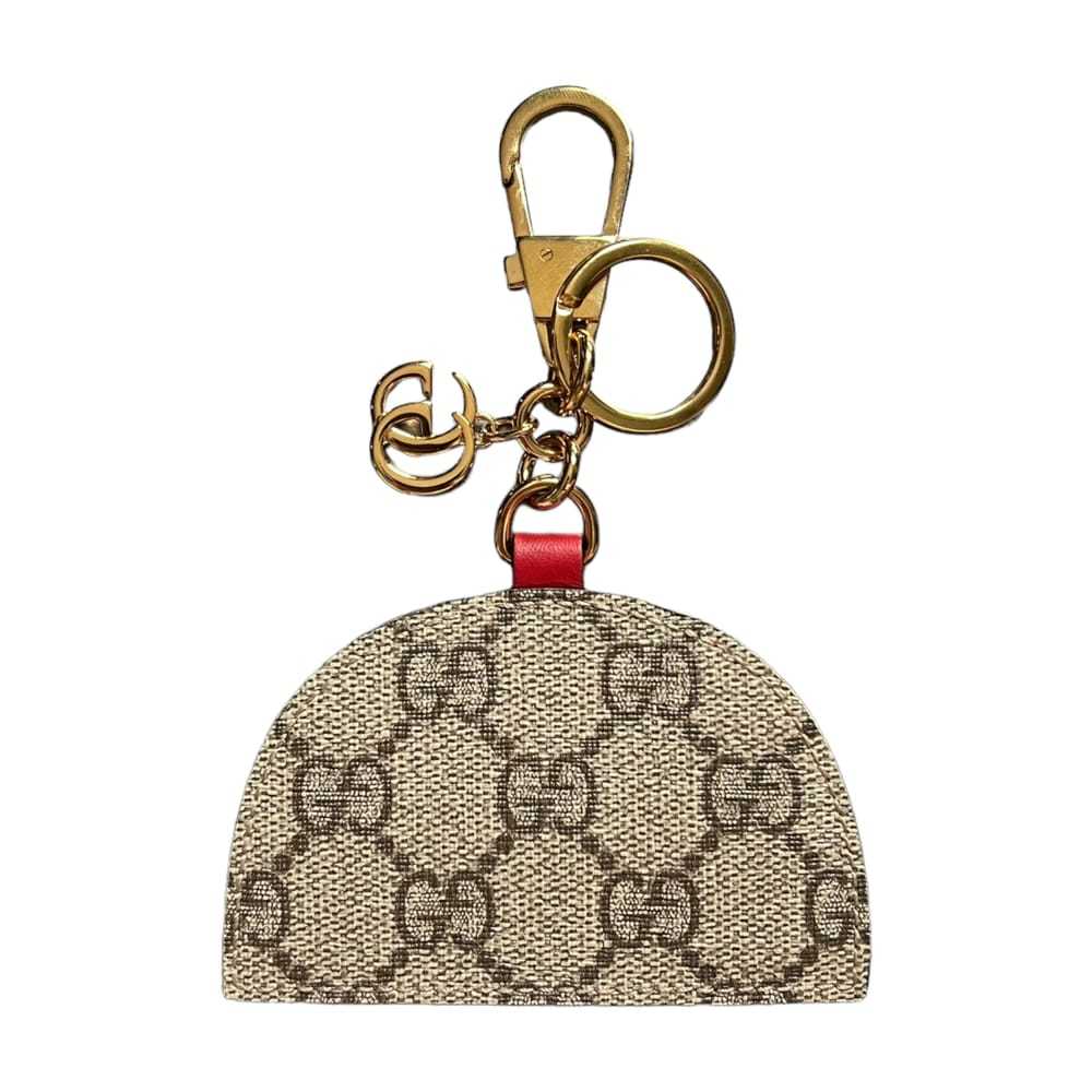 Gucci Leather key ring - image 3