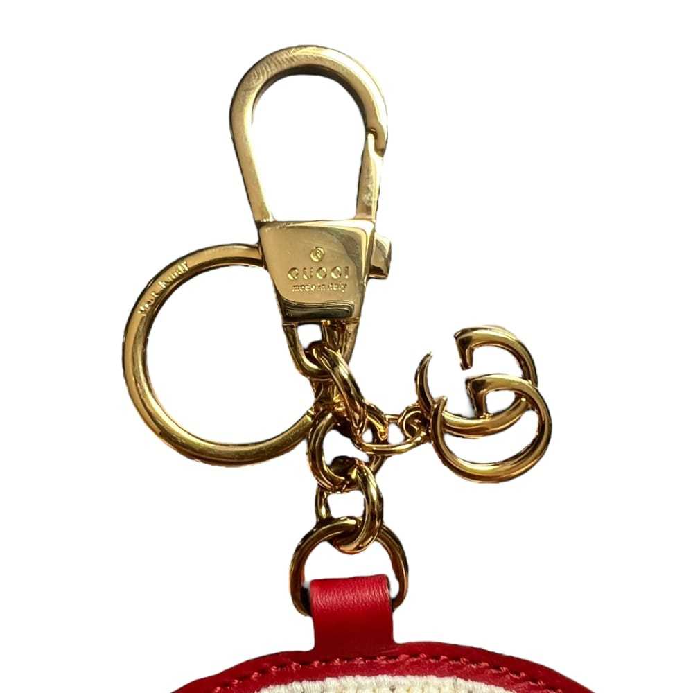 Gucci Leather key ring - image 4