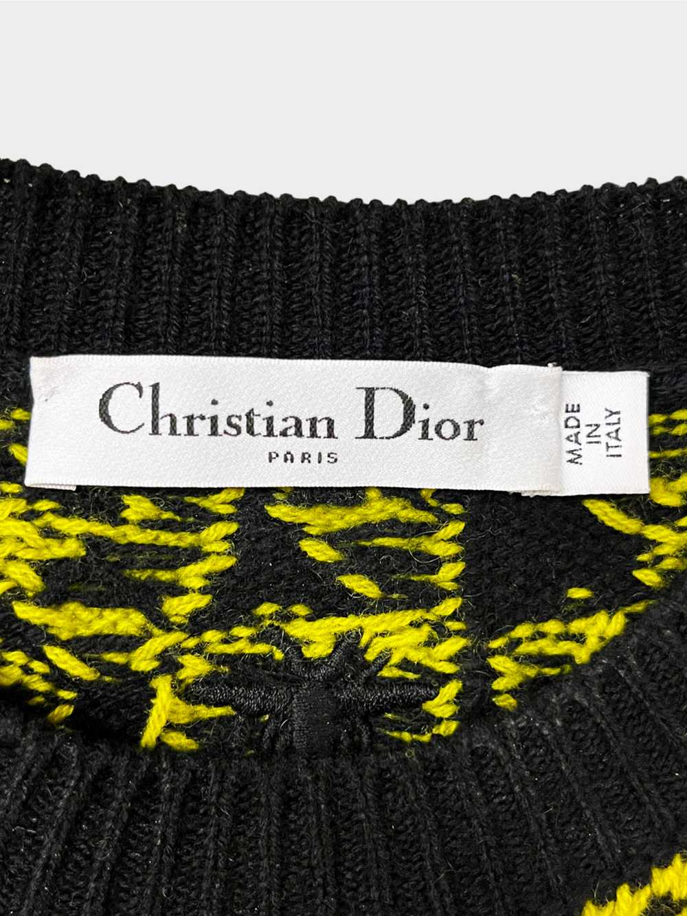 Christian Dior 2021 Neon Green and Black Leopard … - image 5