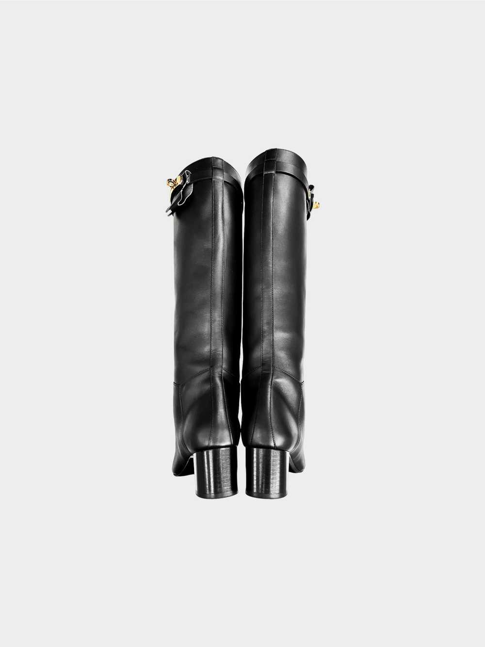 Hermès 2020s Black Calfskin Story 50 Boots - image 3