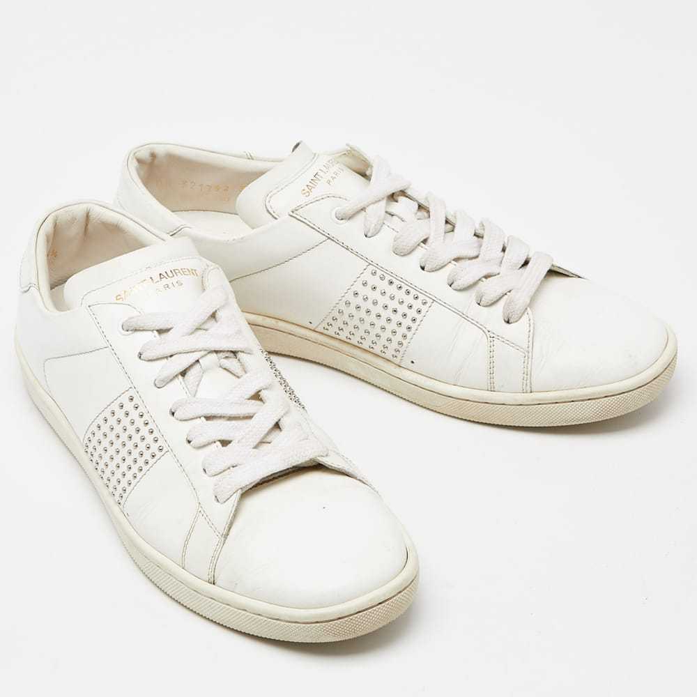 Saint Laurent Leather trainers - image 3