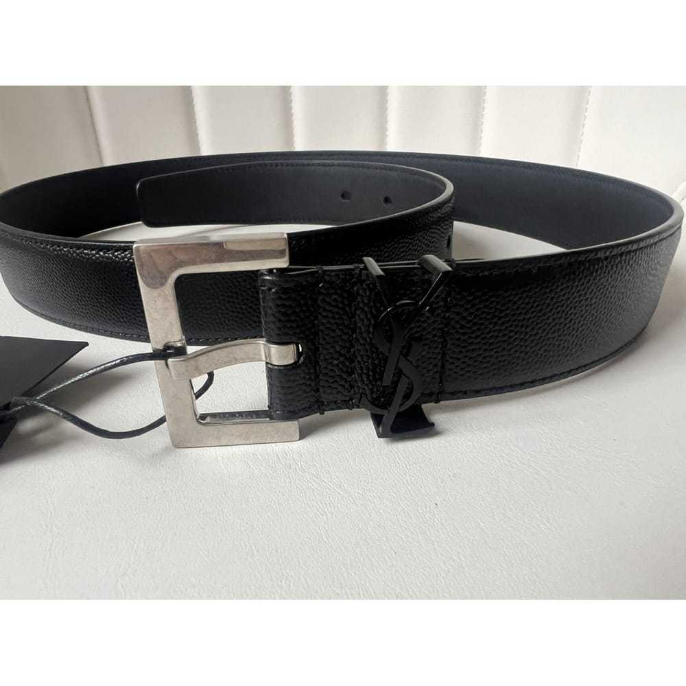 Saint Laurent Cassandre leather belt - image 10