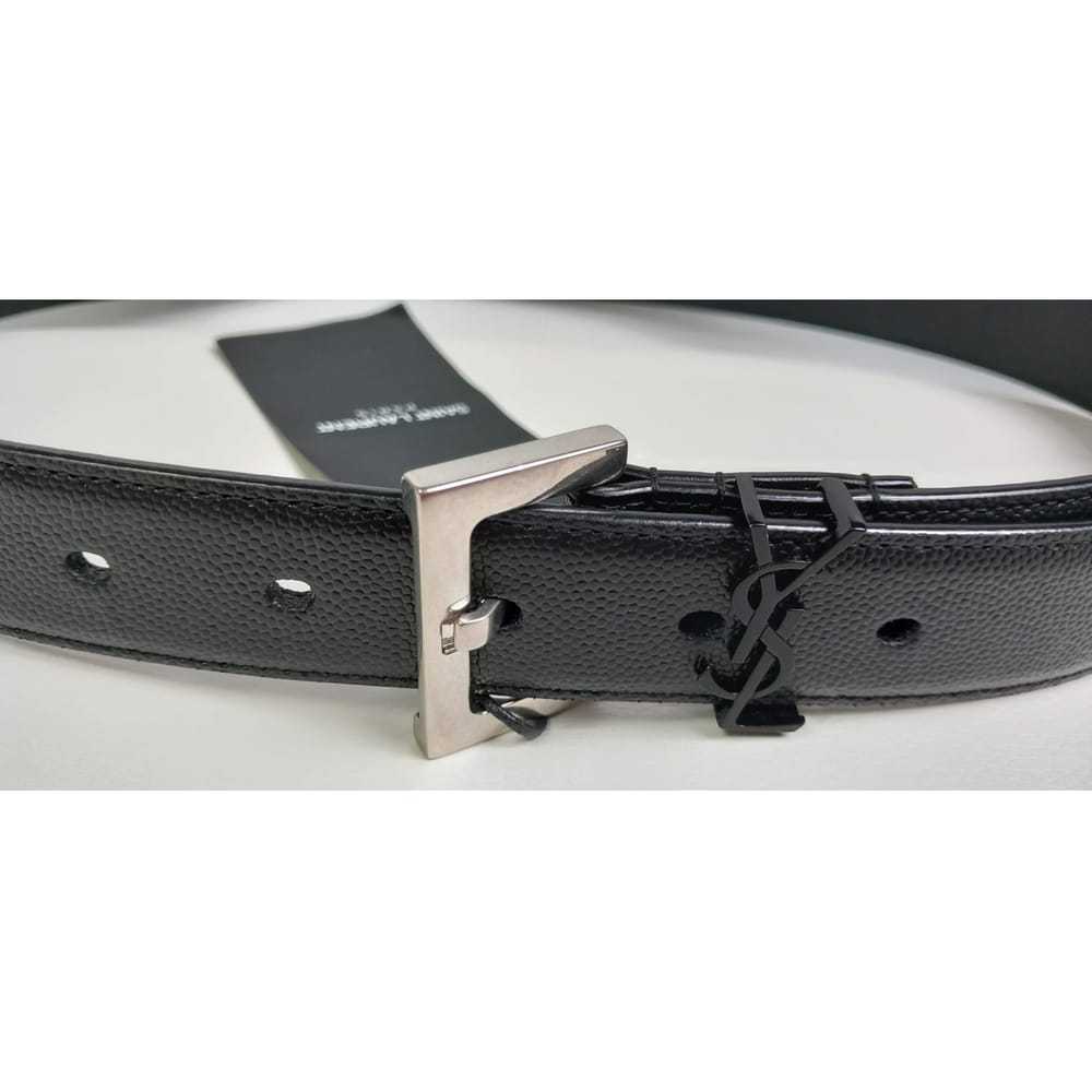 Saint Laurent Cassandre leather belt - image 3