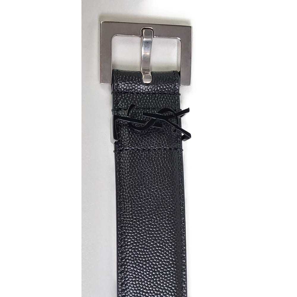 Saint Laurent Cassandre leather belt - image 6