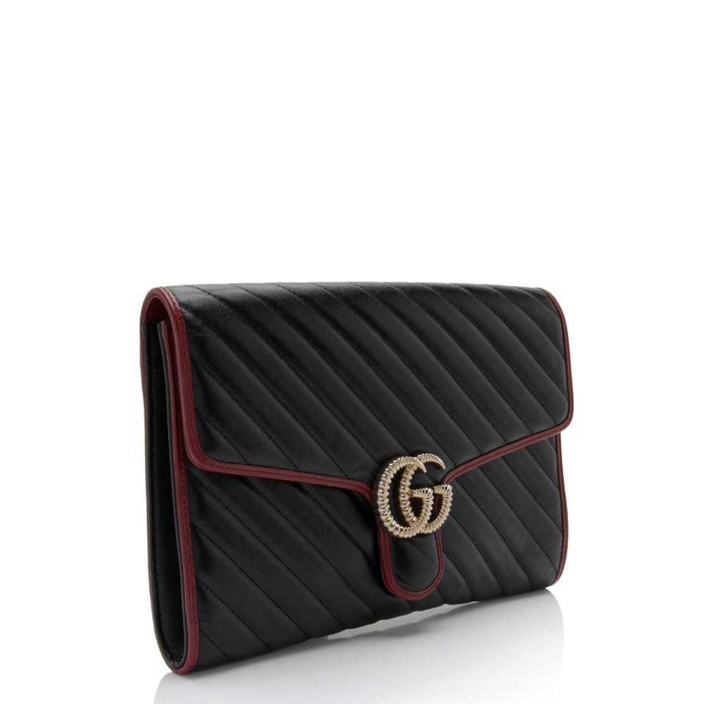 Gucci Marmont leather clutch bag - image 2