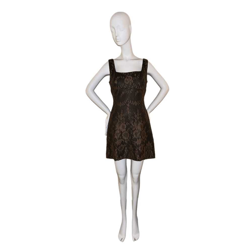 Gianni Versace Leather mini dress - image 2