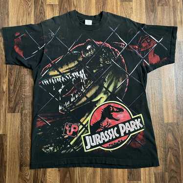 Vintage Jurassic Park Shirt 1993 Vintage Novel Te… - image 1