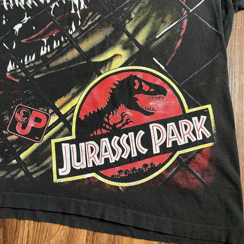 Vintage Jurassic Park Shirt 1993 Vintage Novel Te… - image 3