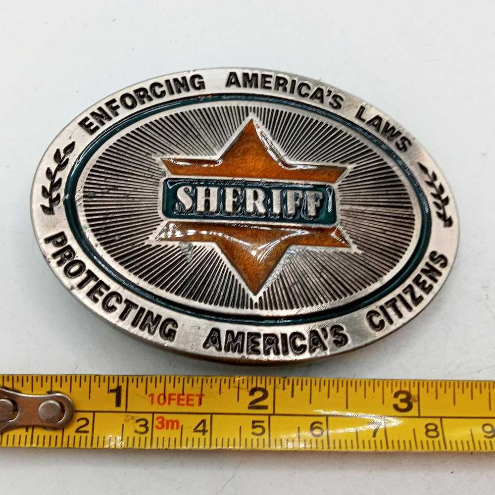 Vintage Sheriff Belt Buckle Patrol Sheriffs Depar… - image 10