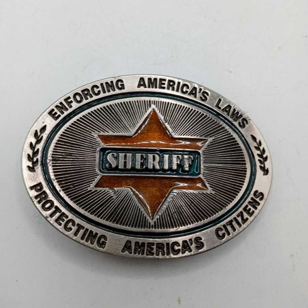 Vintage Sheriff Belt Buckle Patrol Sheriffs Depar… - image 5