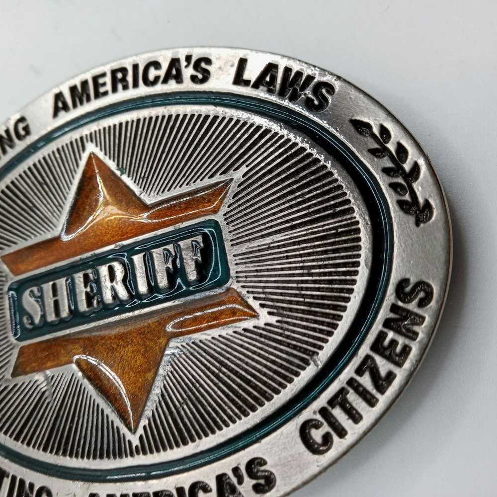 Vintage Sheriff Belt Buckle Patrol Sheriffs Depar… - image 6