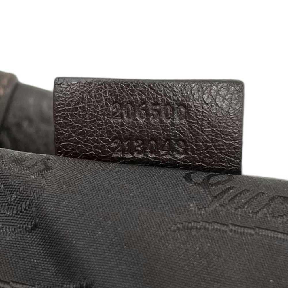 Gucci Gucci Monogram Leather Duffle Bag - image 10