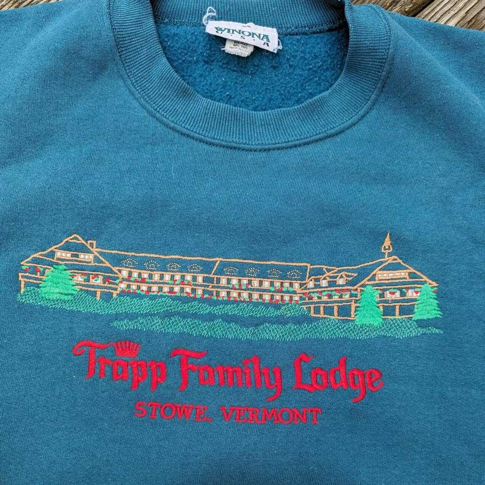 Vintage Vintage 90's Von Trapp Family Lodge Embro… - image 3