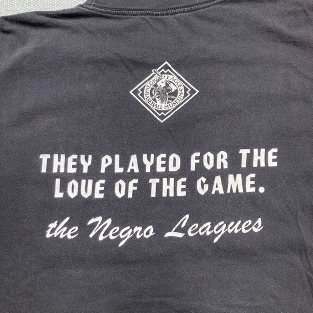 Vintage 90s Birmingham Black Barons NLB T Shirt N… - image 6
