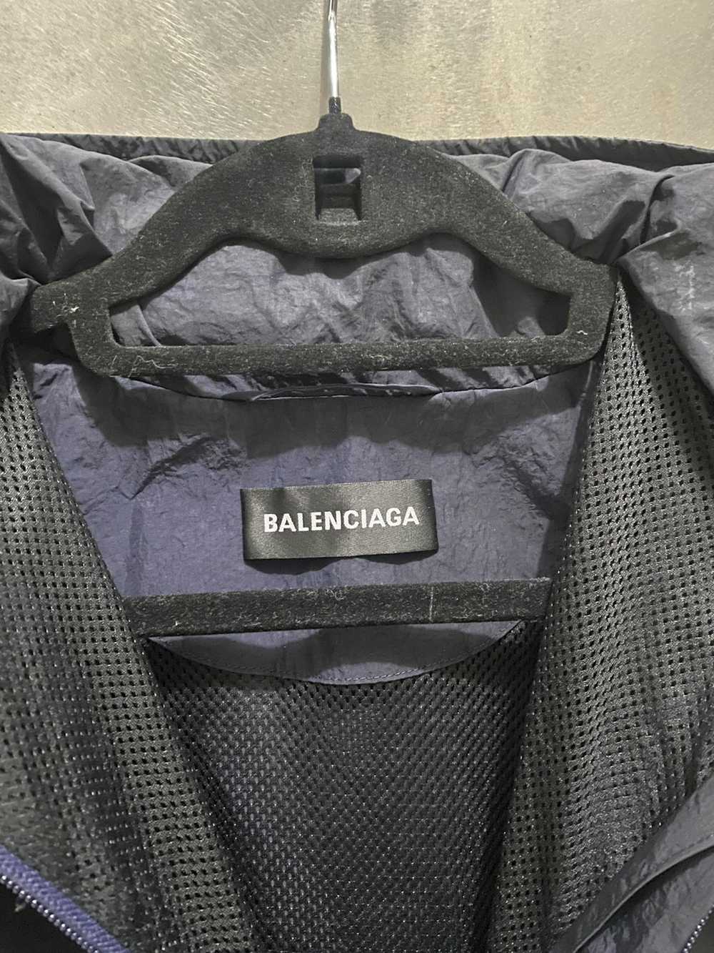 Balenciaga Embroidered Wrinkled Windbreaker - image 3