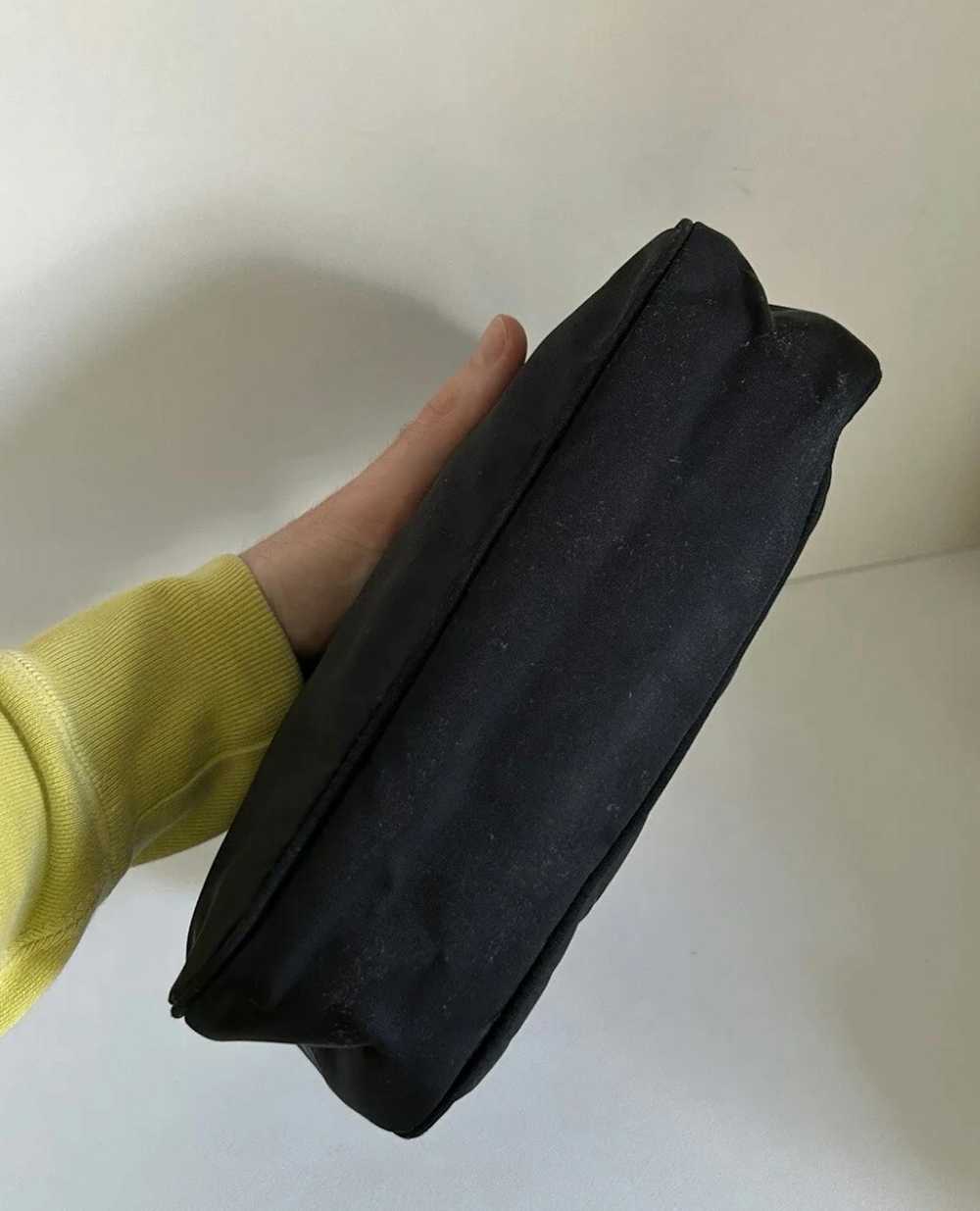 Prada Prada black hobo nylon tessuto shoulder bag - image 4